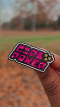 Load and play video in Gallery viewer, Girl Power Glitter Pin
