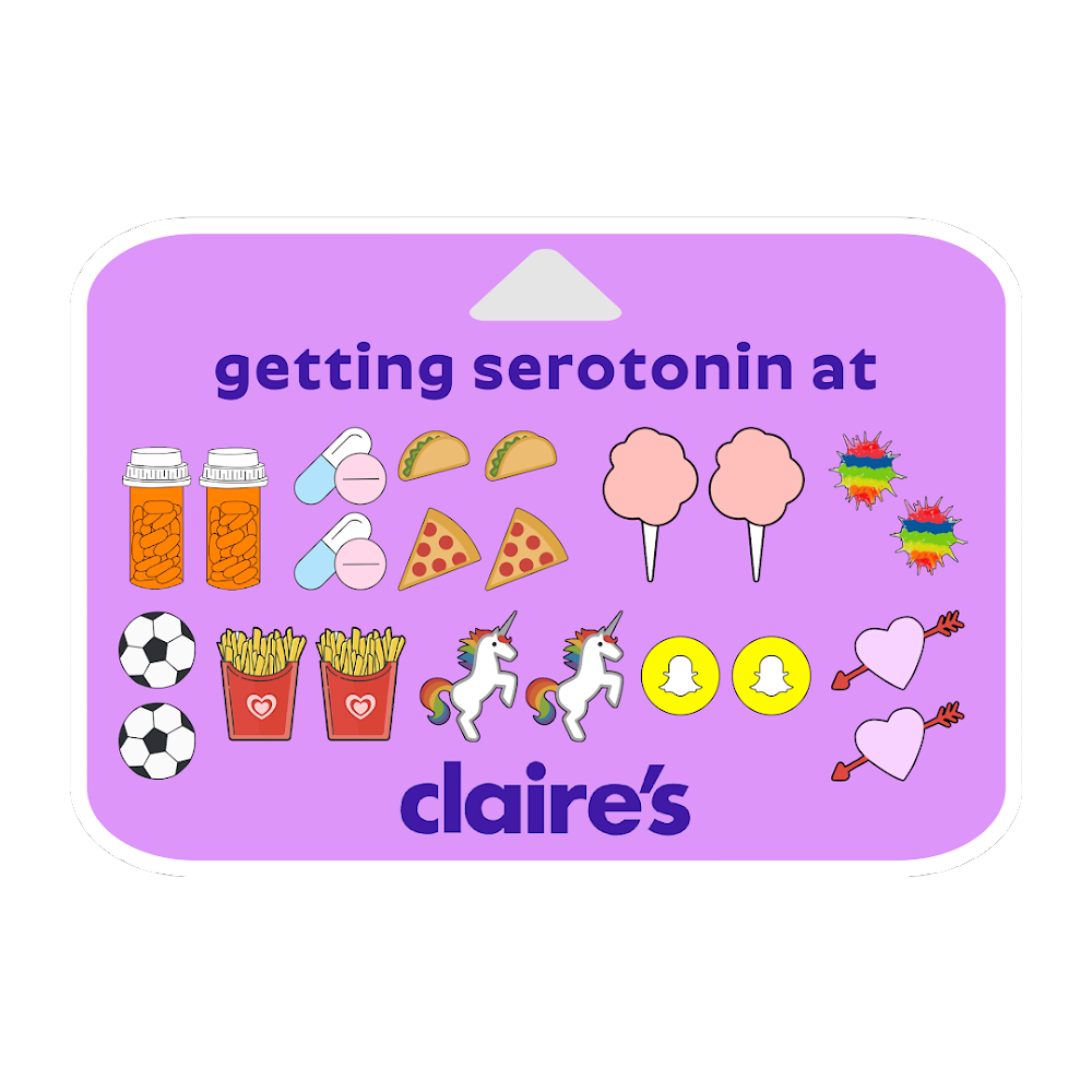 Serotonin Sticker