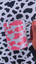 Load and play video in Gallery viewer, Strawberry Pink Cow Mug
