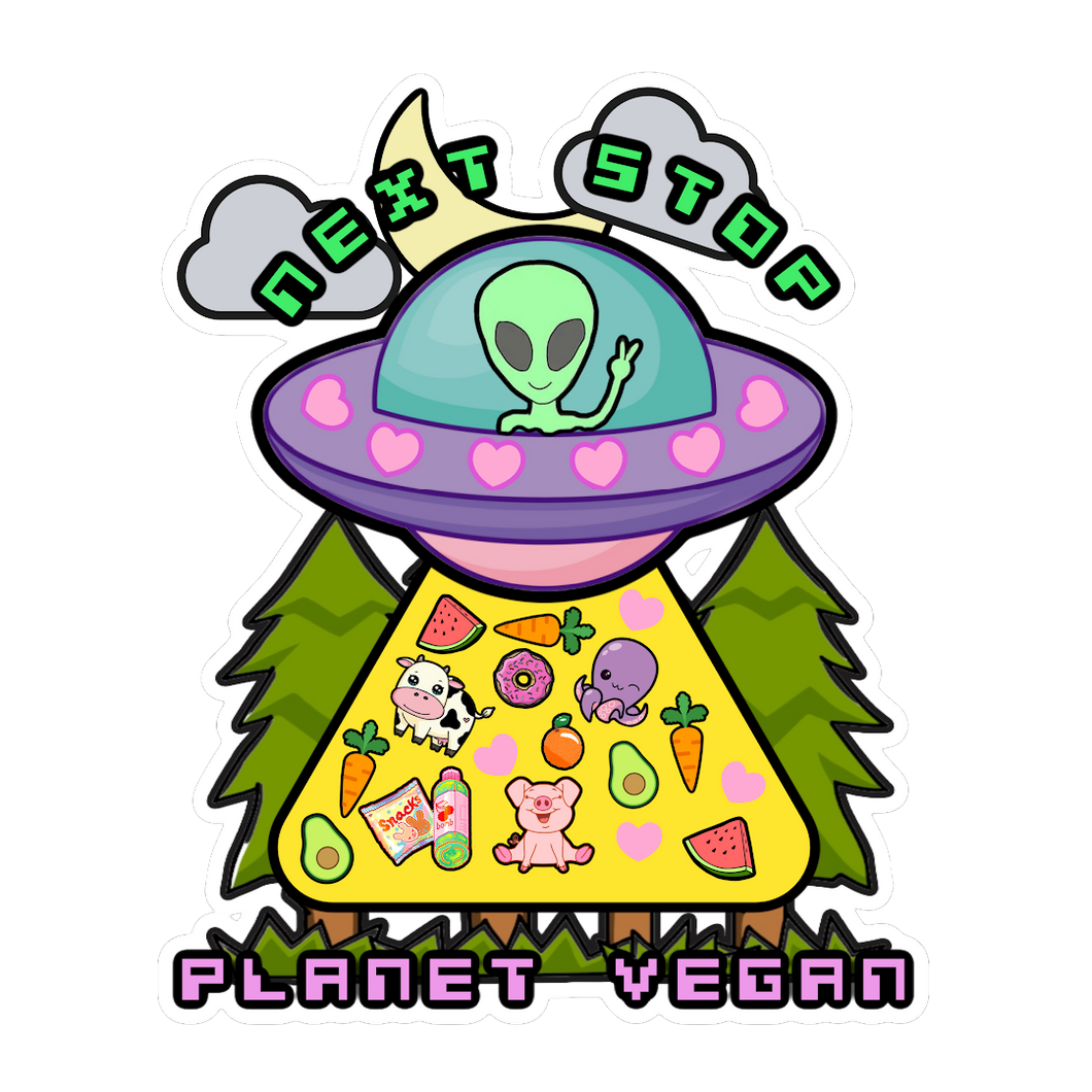 Planet Vegan Sticker