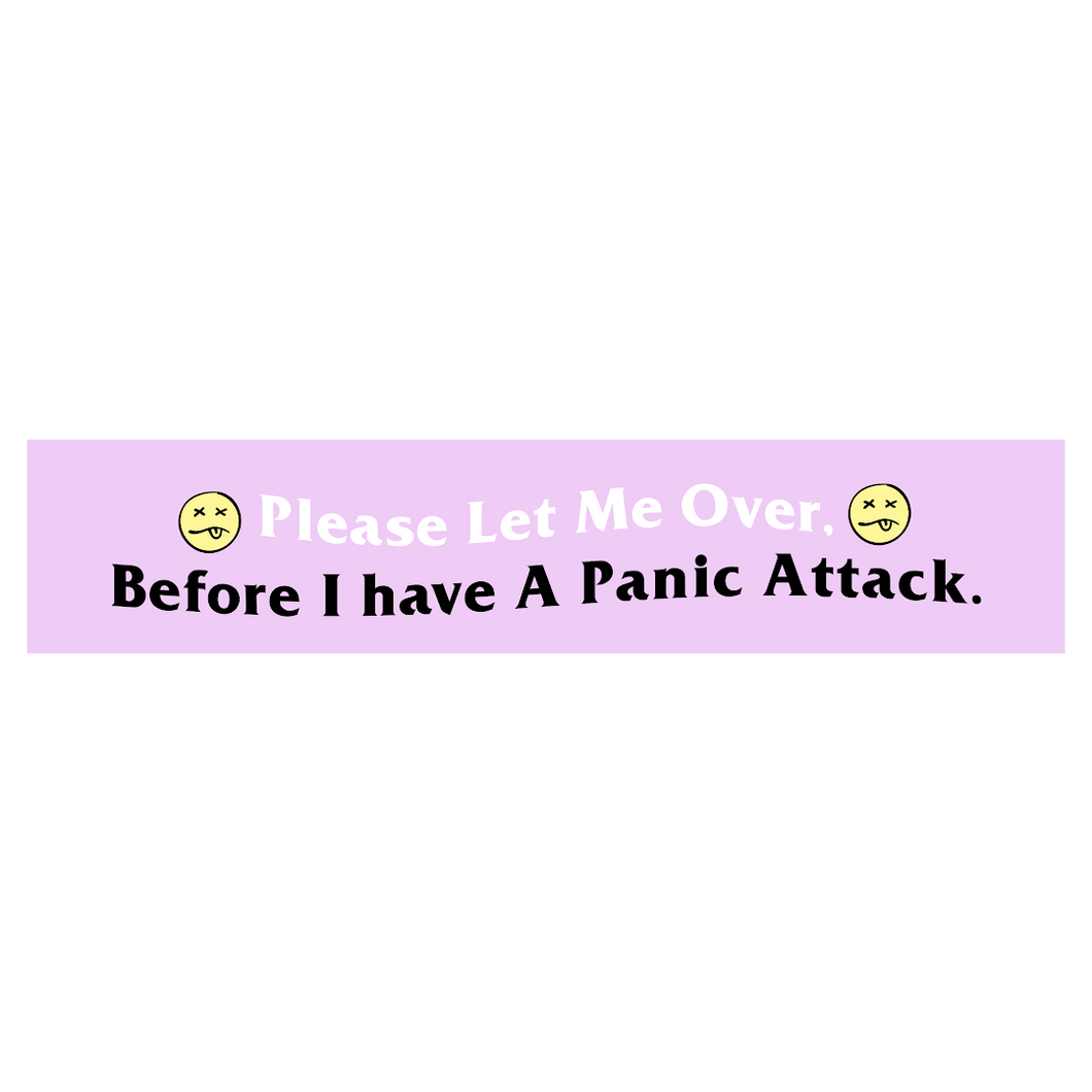 Panic Attack Bumper Sticker