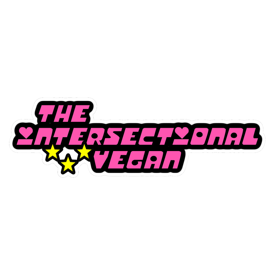 Intersectional Vegan Sticker