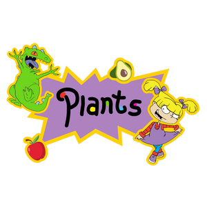Plants Holographic Sticker