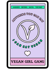 Load image into Gallery viewer, Vegan Tarot Card Sticker
