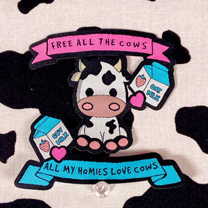 Free All The Cows Patch