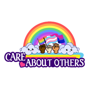 Care About Others Holographic Sticker